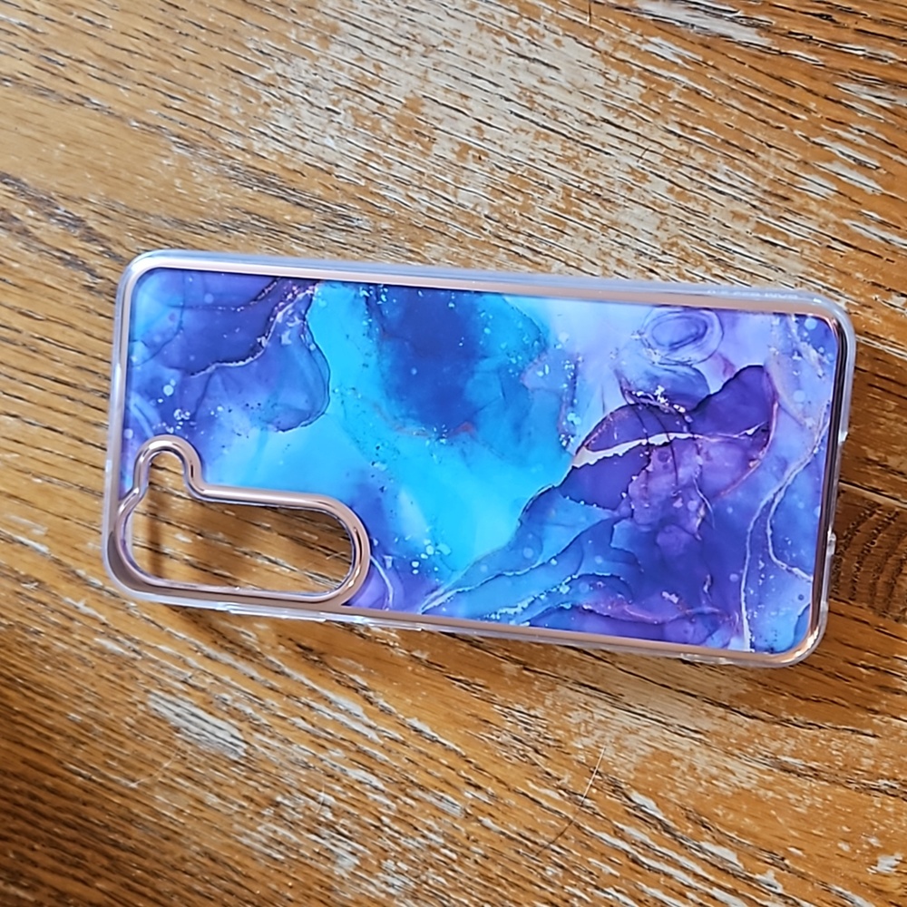 Samsung Galaxy S23 slim case - purple & blue NEW